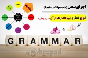 اجزای سخن در زبان انگلیسی - انواع فعل و ویژگی های آن - Parts of speech in English (Verbs)